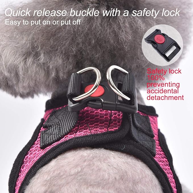 Dog Harness Step-in Breathable Puppy Cat Dog Vest Harnesses - Image 4