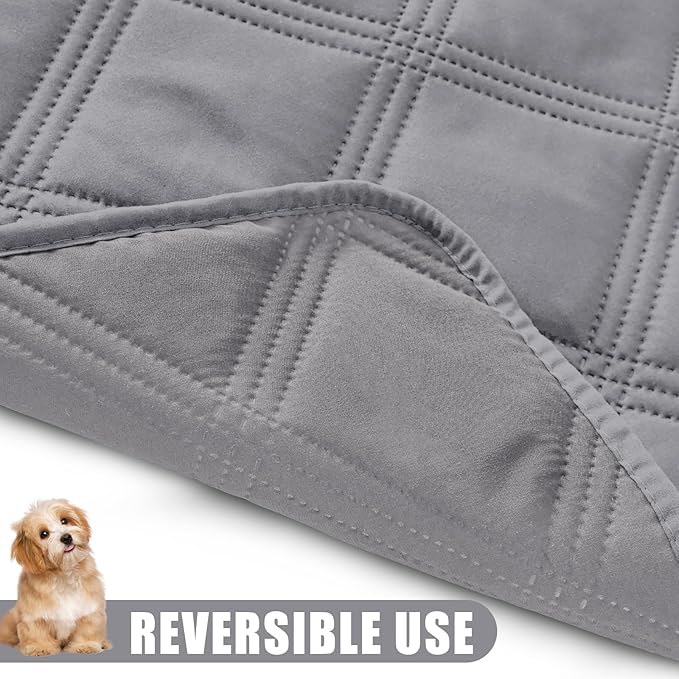 Smiry Waterproof Dog Bed Cover Blanket 52x82, Soft Reversible Pet Blanket - Image 3
