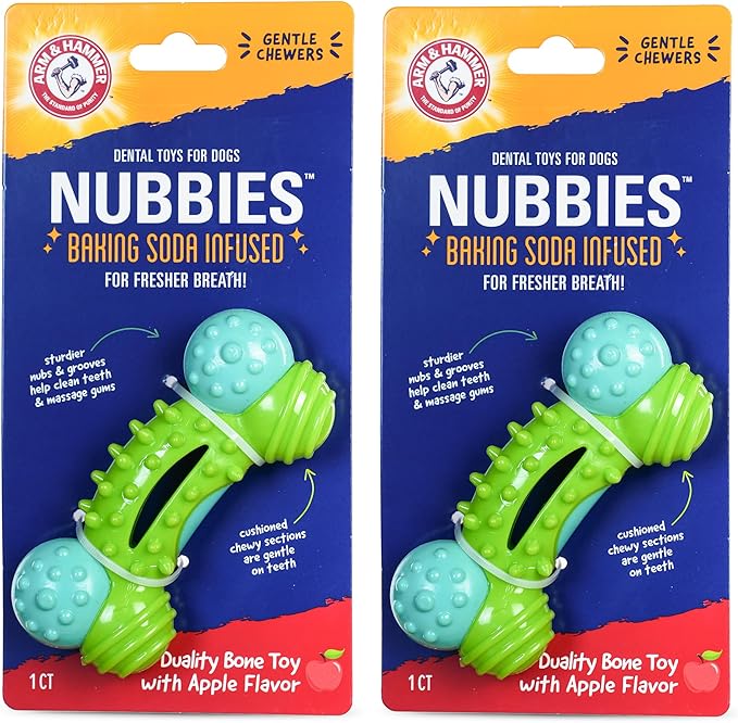 Arm & Hammer for Pets Nubbies Duality Bone Dental Dog Toy by ArmHammer