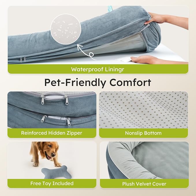 XL Orthopedic Dog Bed, Extra Large Dog Bed, Dog Sofa - Image 5