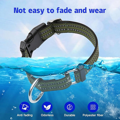 Martingale Dog Collar, Adjustable Nylon Reflective Collar - Image 5