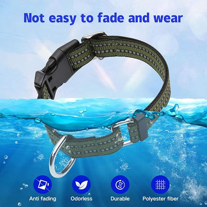 Martingale Dog Collar, Adjustable Nylon Reflective Collar - Image 5