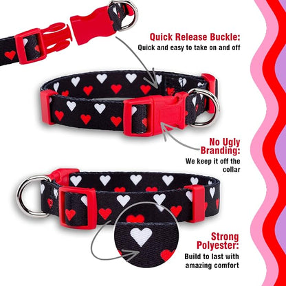 Native Pup Valentine’s Dog Collar- Valentines Day Pet Collars- Valentine Girly - Image 4