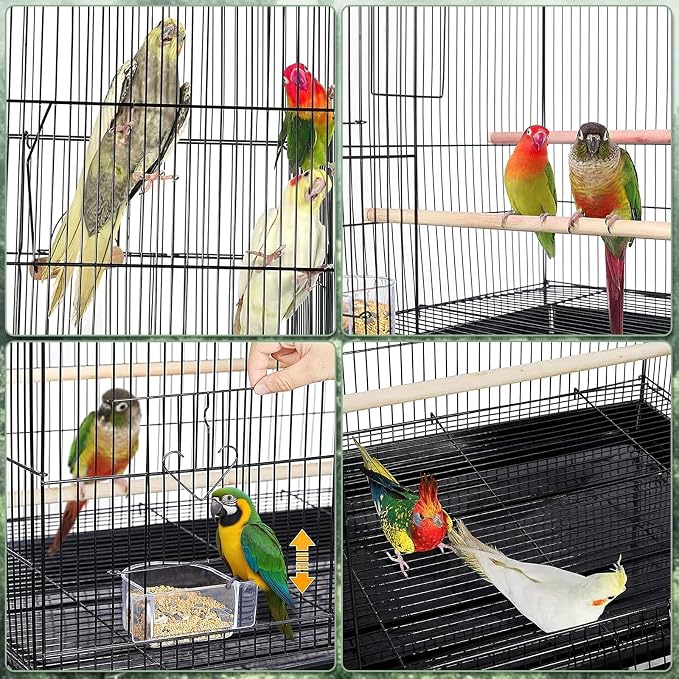 GarveeHome Portable Bird Cage Carrier, Small Bird Cage - Image 7
