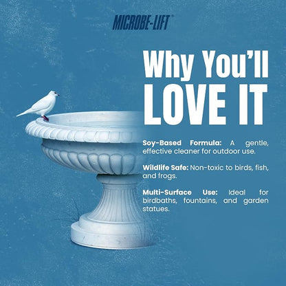 Microbe-Lift Soy-Based Birdbath & Statuary Cleaner – 32 Oz – Safe - Image 3