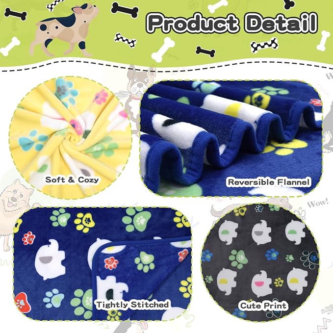 Rezutan Blanket for Large Dogs 1 Pack 3 for Medium Pet Cat Soft Fluffy Washable - Image 3