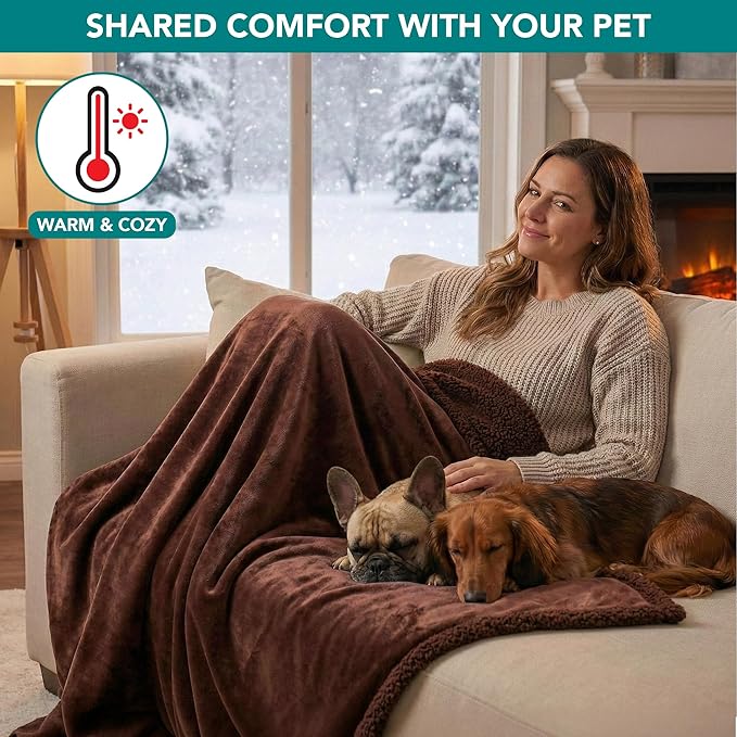 PetAmi Waterproof Dog Blanket for Small Medium Dog Puppy Cat Throw for Couch - Image 4