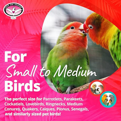 Super Bird Creations SB186 Vine Ball Candy Cane Bird Toy, Small/Medium Bird Size - Image 2