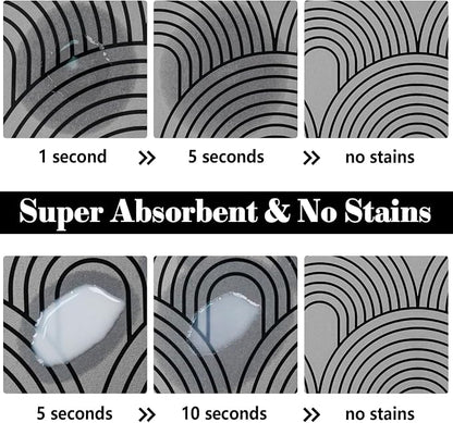 Dog Food Mats for Floors Absorbent, Pet Cat Food Mat - Image 2
