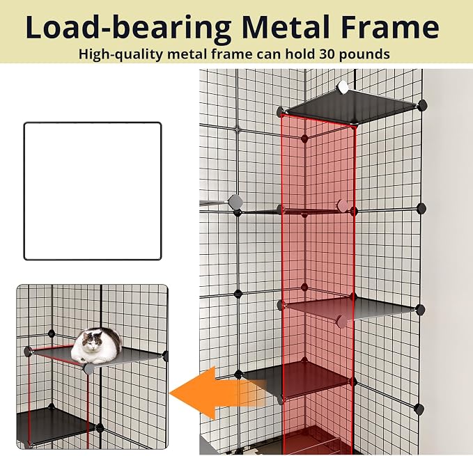 Oneluck 69 Inch Catio Outdoor Cat Enclosure - Image 8