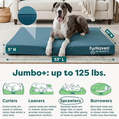 FurHaven Water-Resistant Orthopedic Dog Bed - Image 3