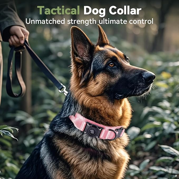 2025 Upgrade Waterproof AirTag Dog Collar, Military Tactical Dog Collar - Image 2