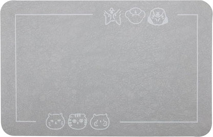 YCT Pet Food Mat, Non-Slip Bottom Absorbent Quick Dry Cat & Dog Feeding Mat - Image 2
