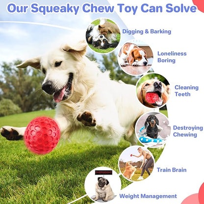 Indestructible Squeaky Dog Balls - Image 6