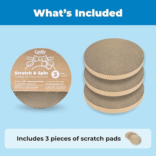 Best Pet Supplies Catify Cat Scratcher, Fun Interactive Scratchers, Claw Safe - Image 2