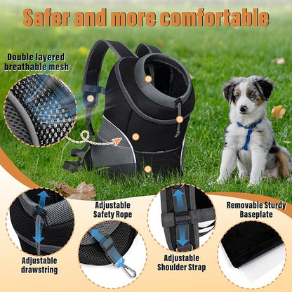 YUDODO Dog Front Carrier Backpack, Adjustable Breathable Pet Carrier - Image 3