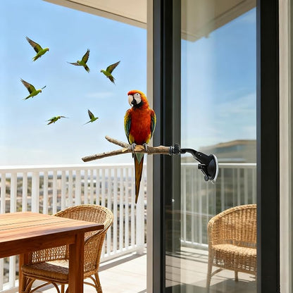 Bird Perch Stand 2 PCS, Parrot Perch Stand - Image 5