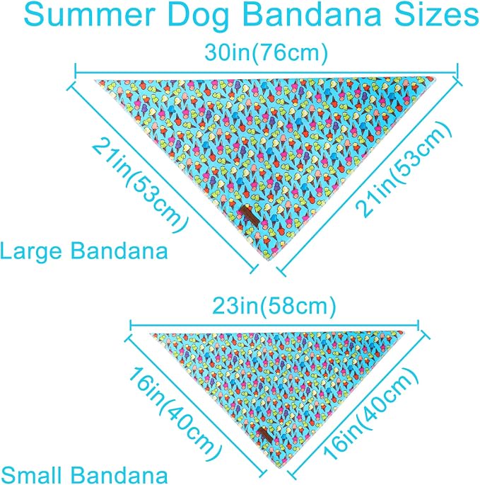 Summer Dog Bandana, Hawaii Bandana - Image 4
