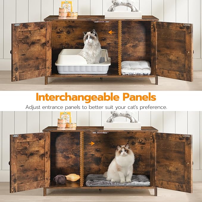 HOOBRO Litter Box Enclosure, Cat Litter Box Furniture - Image 7