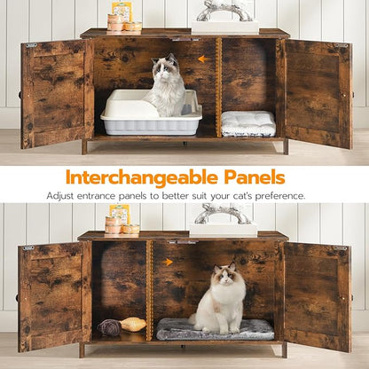 HOOBRO Litter Box Enclosure, Cat Litter Box Furniture - Image 7
