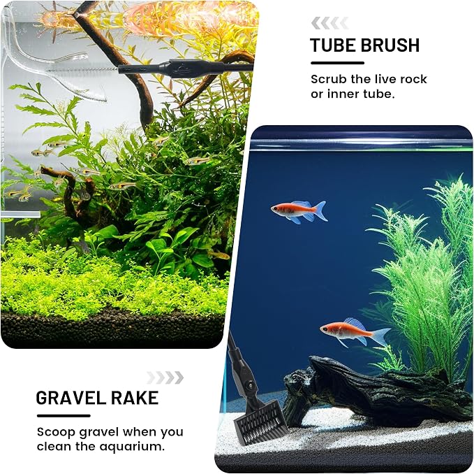 Aquarium Glass Cleaner, 7 in 1 Algae Remover - Image 7