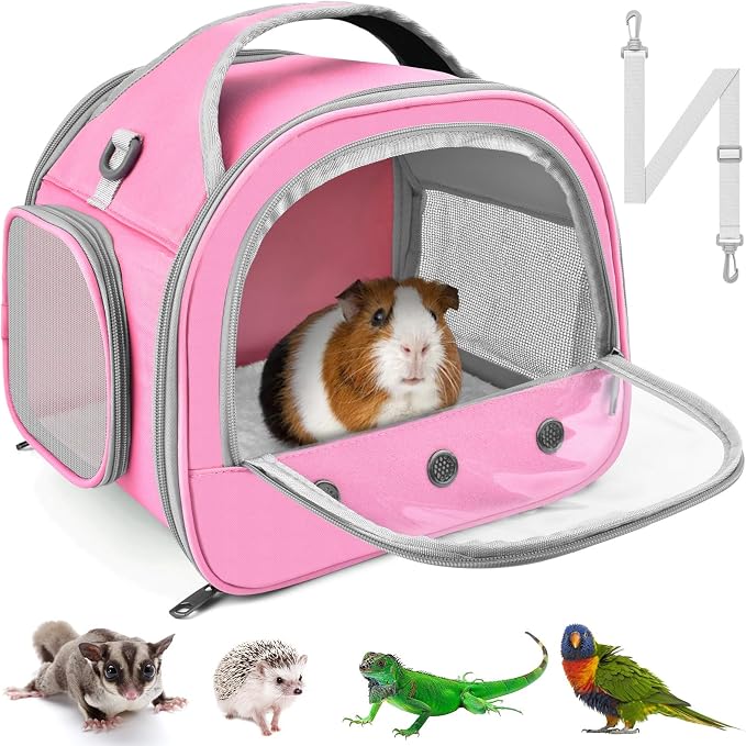 Bissap Guinea Pig Carrier Bag, Portable Small Animal Carrier Pouch by Bissap