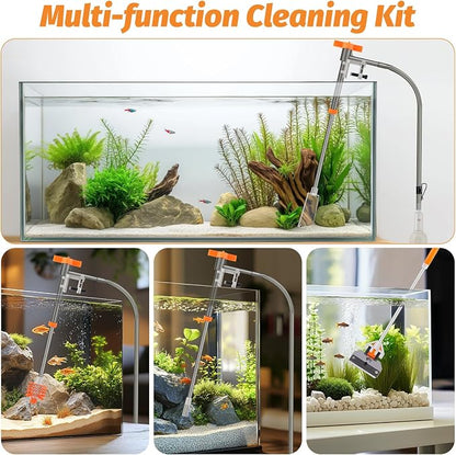 AQQA Aquarium Siphon Vacuum Cleaner Kit - Image 4