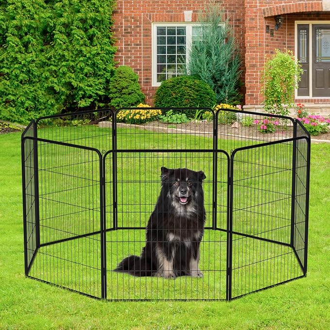 BestPet | Dog Playpen Extender | 40 Inch, 4 Panels | Heavy Duty Metal Pet - Image 6