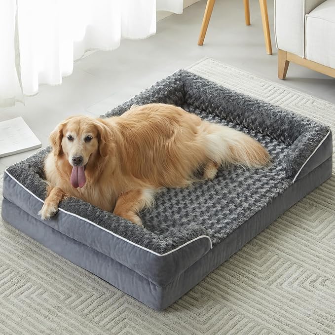 WNPETHOME Dog Beds for Large Sized Dogs, Washable Orthopedic Dog Couch Sofa Bed by WNPETHOMEPETSHOME