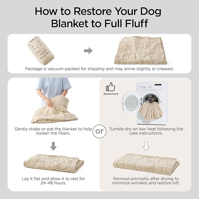 Bedsure Dog Blankets for Medium Dogs Washable - Image 5