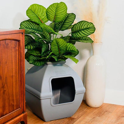 Good Pet Stuff Hidden Litter Box Planter, Decorative Cat Litter Enclosure - Image 13