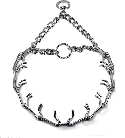 Herm Sprenger Prong Dog Training Collar, 22in x 3.0mm Medium, Ultra-Plus Chrome by HERMSPRENGER
