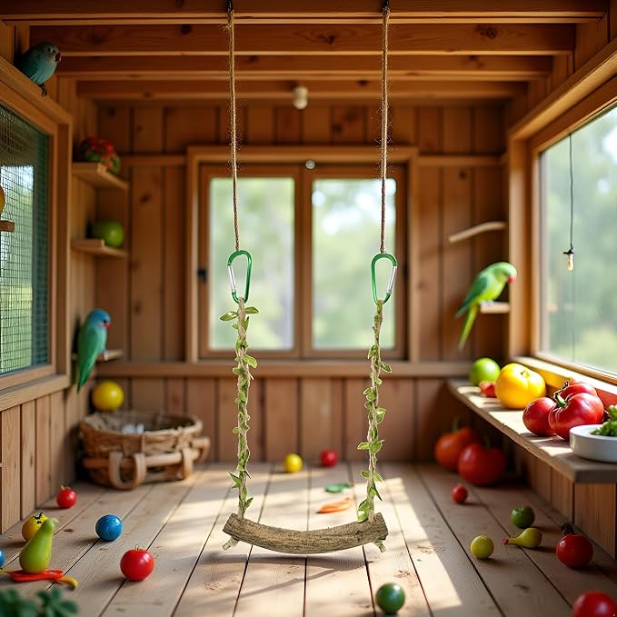 Chicken Swing Chicken Toy Perch Chicken Stand Bird Chew Toy - Image 5