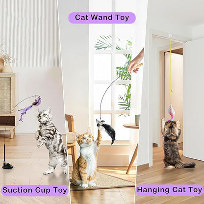 Soarer 3-in-1 Flying Bird Cat Toys - Image 2