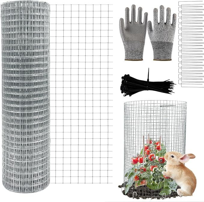 CIEOVO Wire Plant Protector from Animals, Metal Mesh Plant Cage Covers by CIEOVO