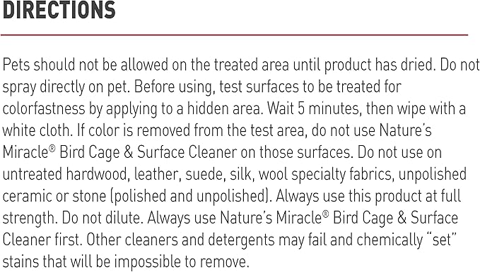 Nature's Miracle Bird Cage & Surface Cleaner - Image 4