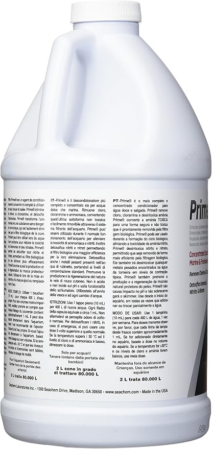 Seachem Prime Fresh and Saltwater Conditioner - Image 5