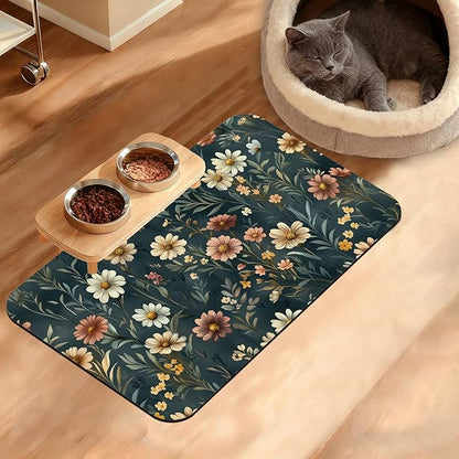 Dog Bowl Mat by Unknown