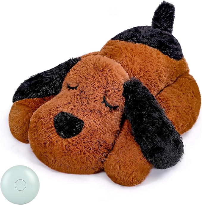 Heartbeat Puppy for Dogs, Helps for Anxiety Relief and Calming, Stuffed Animal by WEOK