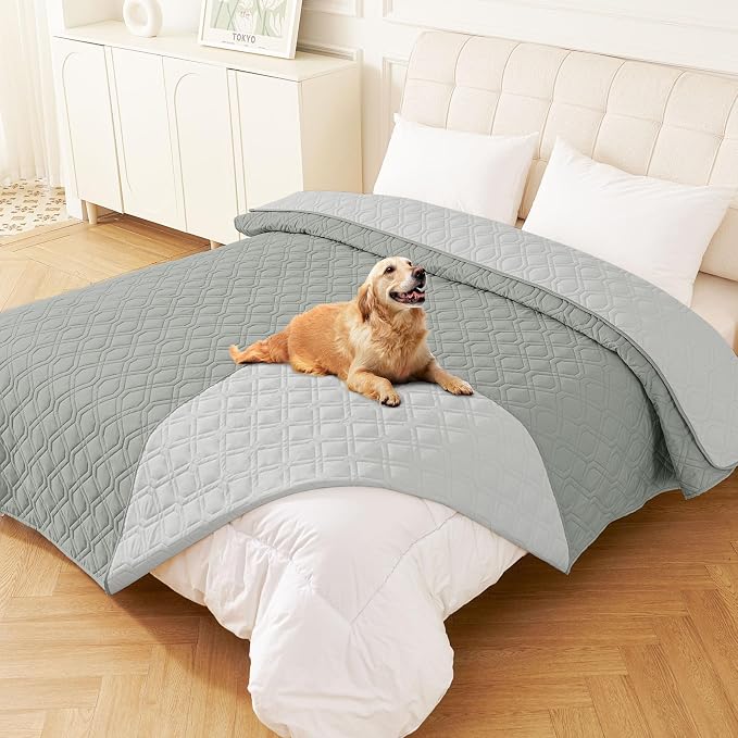 hyha Waterproof Dog Bed Blanket, Soft Pet Blankets, Waterproof Couch Cover by hyha