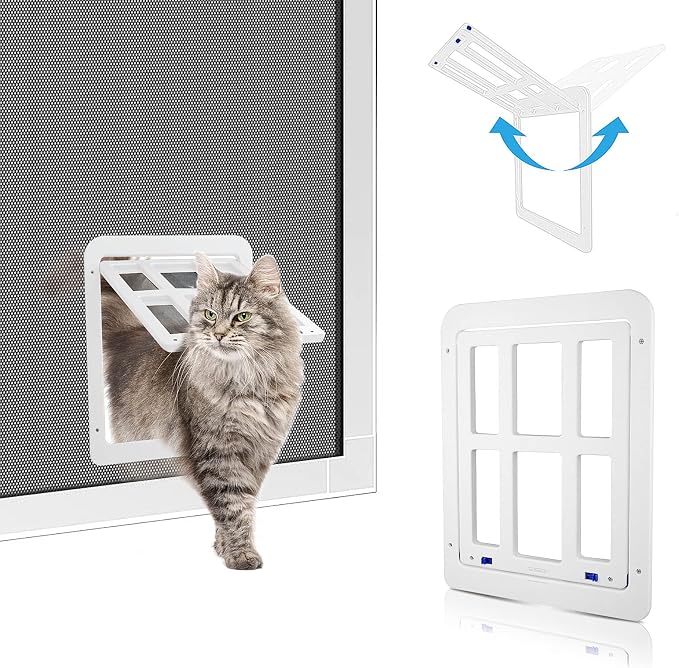 PETLESO Small Pet Door for Screen & Sliding Doors by PETLESO