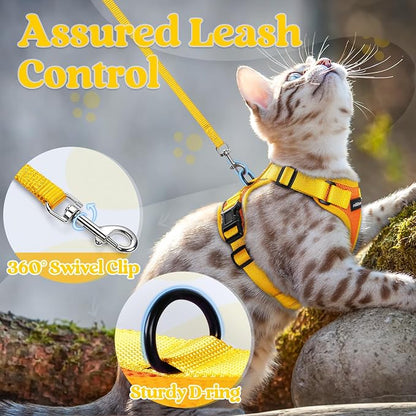rabbitgoo Cat Harness and Leash Set, Escape Proof Soft Adjustable Vest Harnesses - Image 4