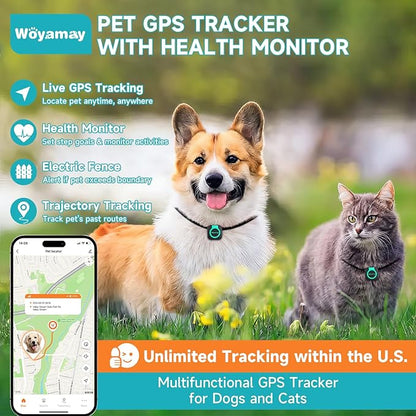 GPS Tracker for Dogs and Cats, Mini Cat & Dog GPS Tracker - Image 2