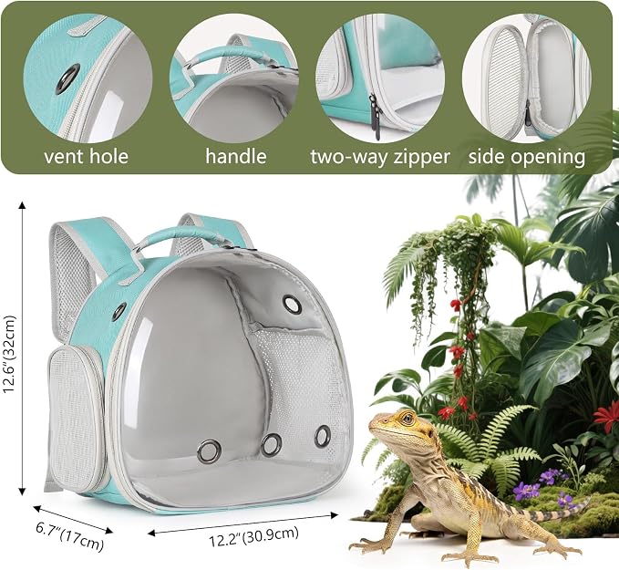 Guinea Pig Backpack Carrier, Bearded Dragon Carrier Backpack - Image 2