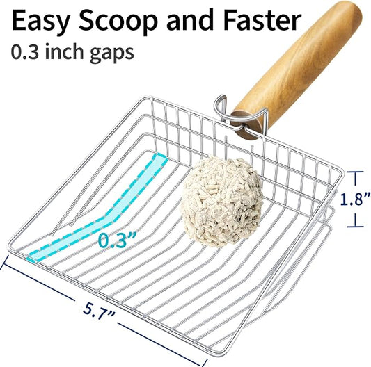 UFECODO Fast Sifting Cat Litter Scoop - Image 2