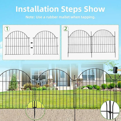 Decorative Metal Garden Fence - Image 3