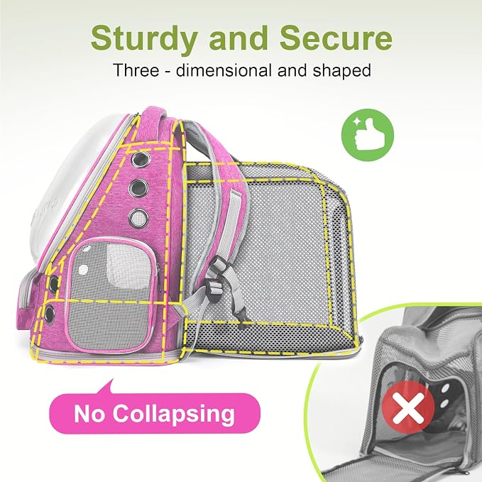 Expandable Cat Backpack, Cat Bubble Backpack Carrier - Image 4