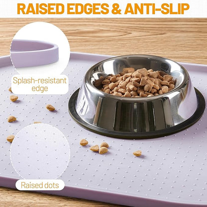 Hubulk 100% Waterproof Silicone Pet Feeding Mat - Image 3