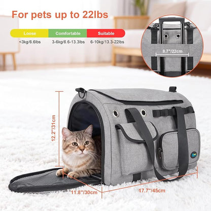 Ownpets TSA Airline Approved Large Pet Carrier, Soft Sided Cat Dog Carrier - Image 6