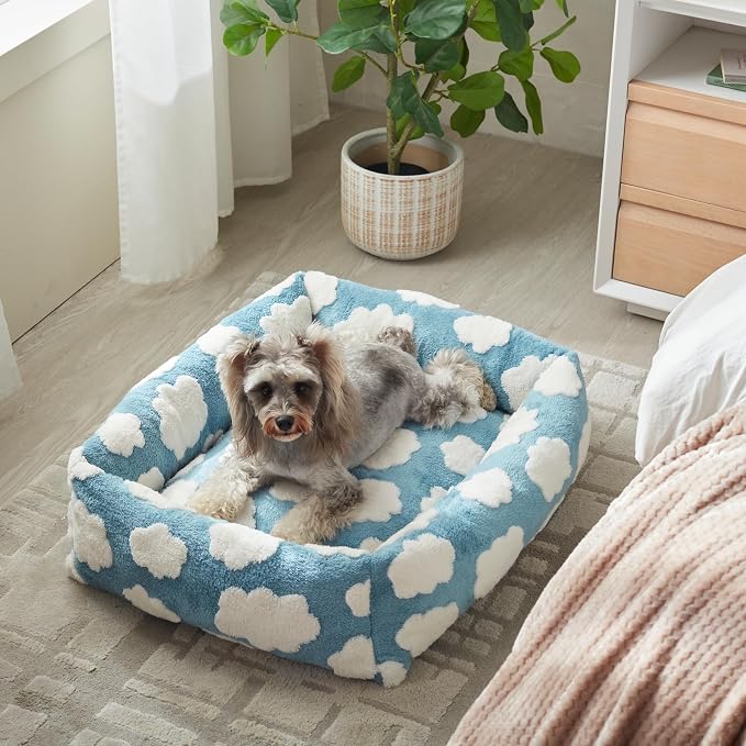 JOEJOY Small Dog Bed for Small Dogs, Rectangle Washable Orthopedic Dog Bed - Image 7